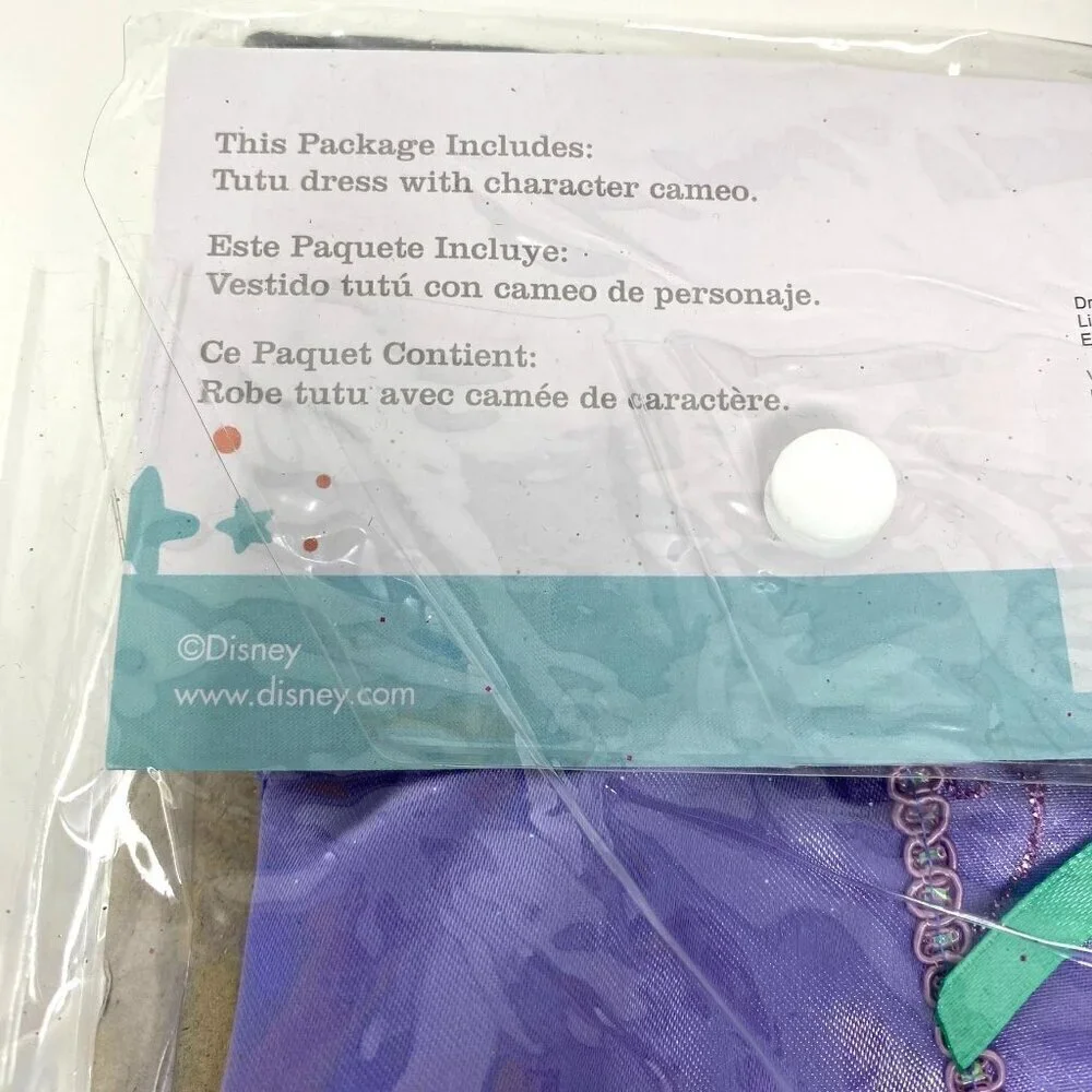 Disguise Target Infant Disney Princess Ariel Tutu Halloween Costume Size 6M-12M - Picture 6 of 8
